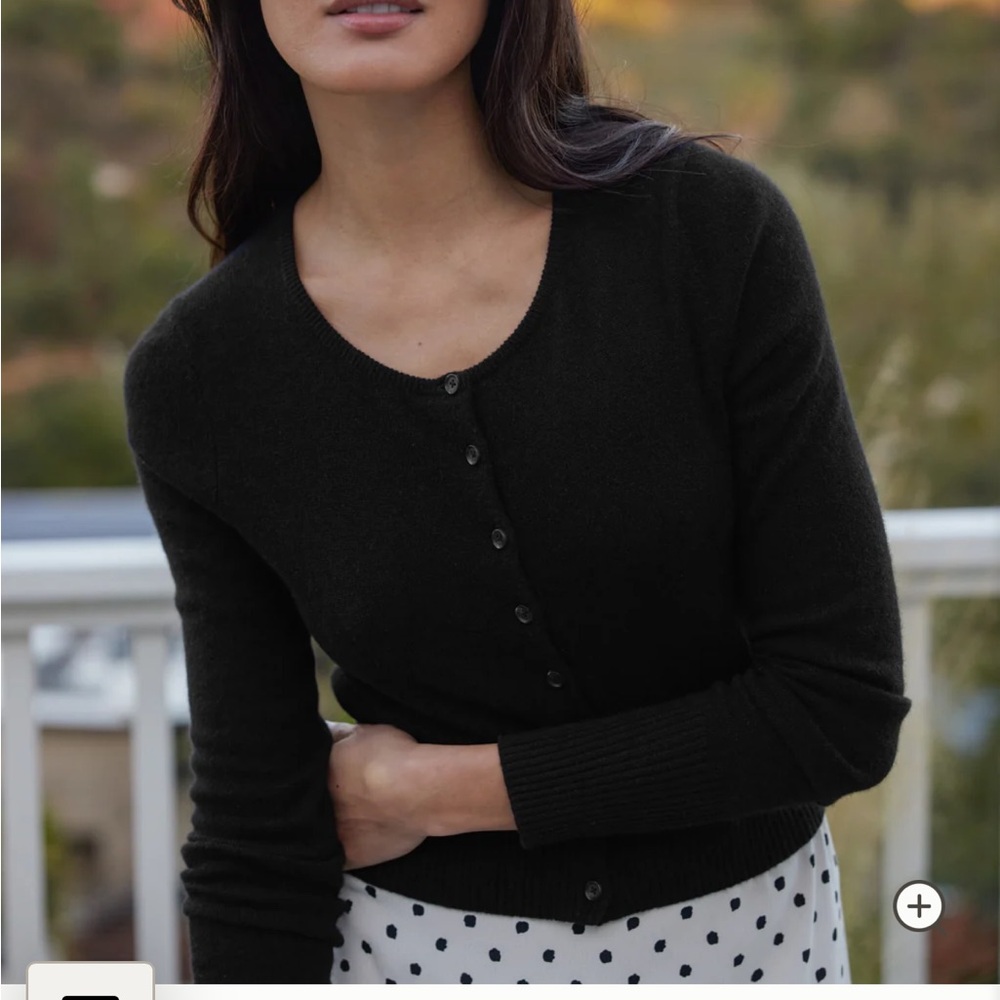 Jenni Kayne cashmere Finley cardigan - black